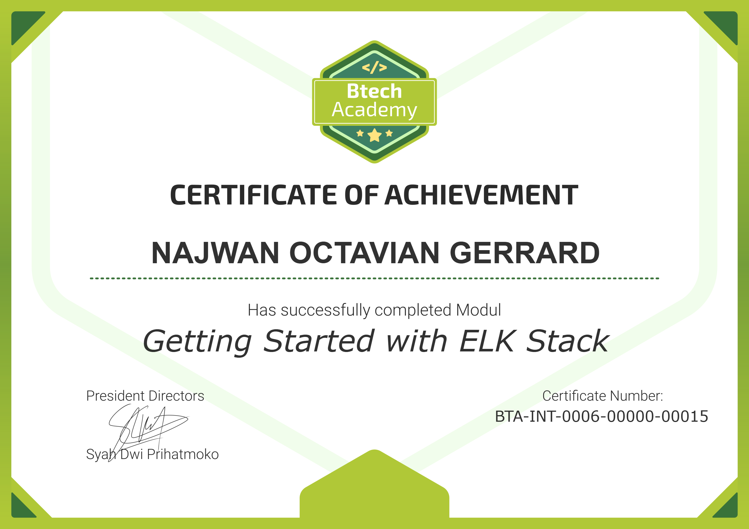 Certificate Linux Fundamental Adinusa